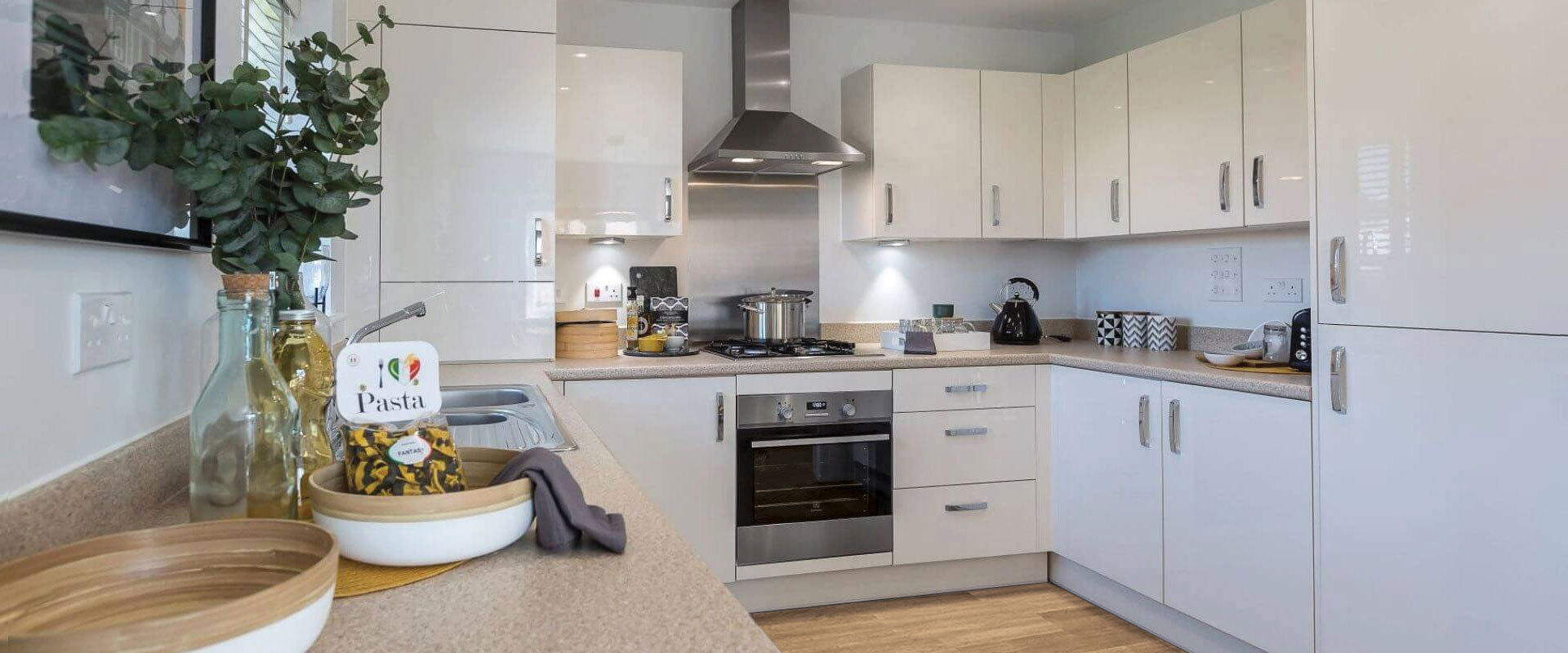 Rushlake Meadows Pine Kitchen Area